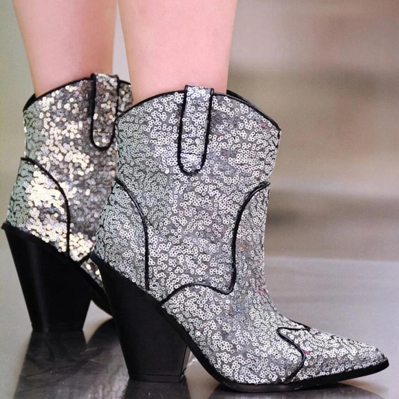 Cape Robbin Sequin Cowgirl Boots – Size 6 - Picture 1 of 4